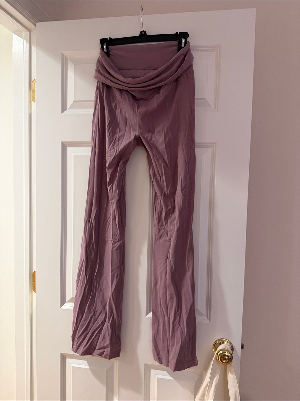 lululemon athletica Mauve Flare Leggings